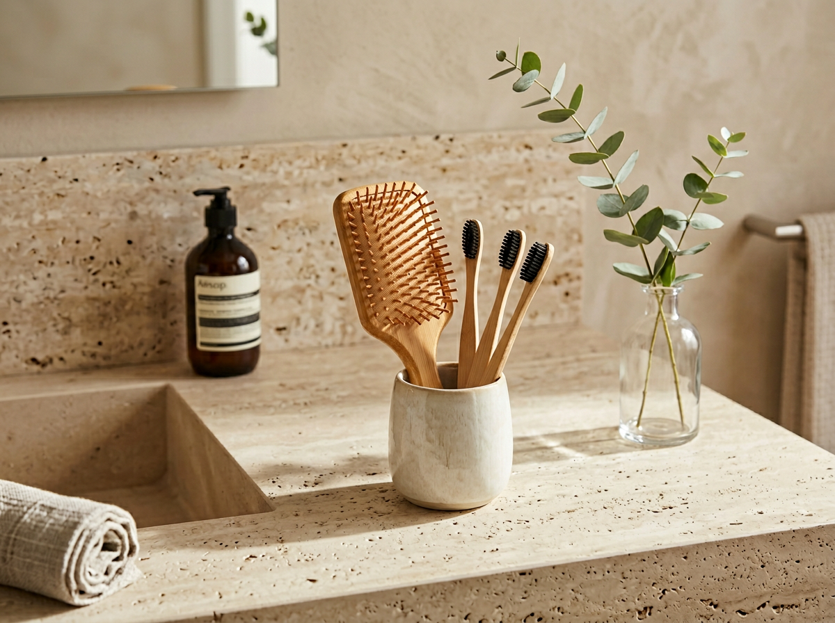 Salle de bain naturelle